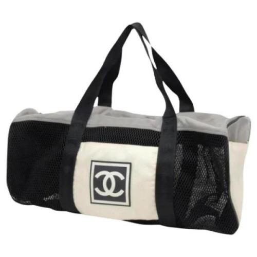 Canvas Chanel Tasker, Brugte, Produceret i Italien