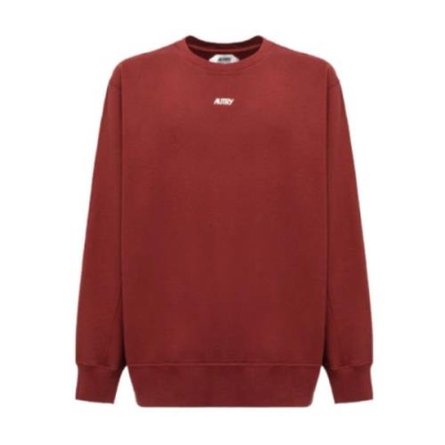 Bicolor Herre Sweatshirt - Størrelse: L, Farve: Syrah