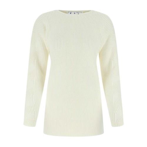 Ivory Virgin Wool Sweater