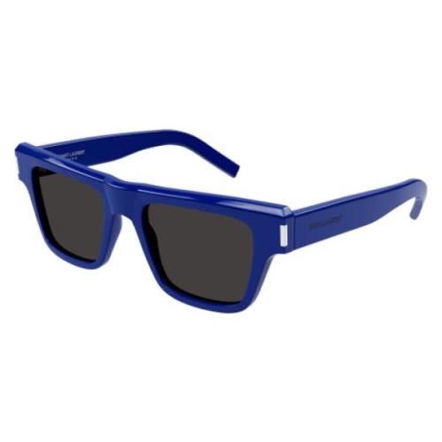 Blå og Sort Acetat Solbriller