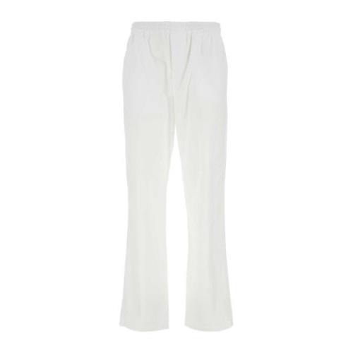 Hvide bomuld bukser