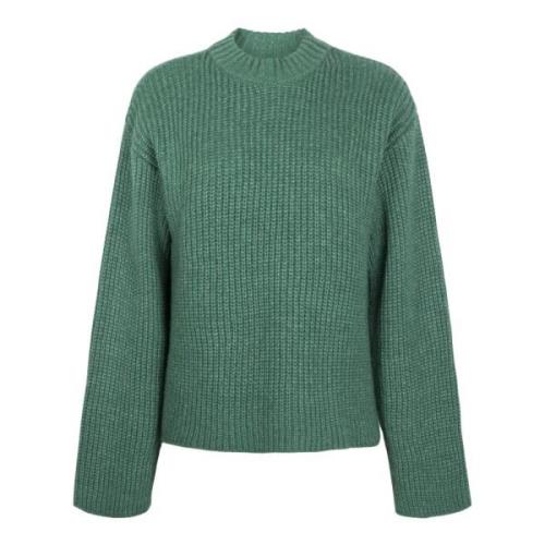 Grøn Wool Poly Pullover