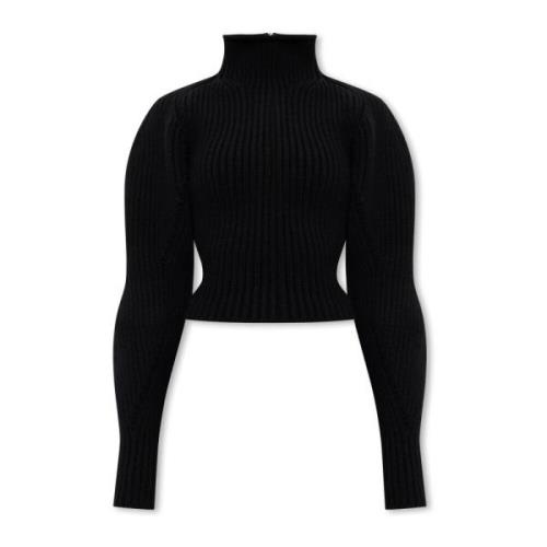 Ribstrikket sweater