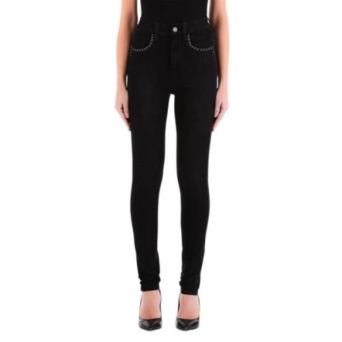 Sort High Waist Skinny Jeans