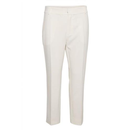 My Essential Wardrobe Yolamw Straight Slit Pant Bukser 10704239 Snow W...