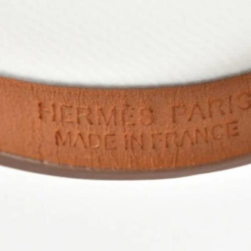 Brugt Lyserød Hermès Læderarmbånd