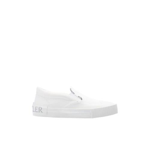 Hvide Slip-On Trainers med Tri Design