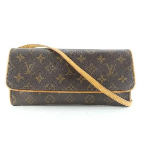 Brun Læder Louis Vuitton Skuldertasker