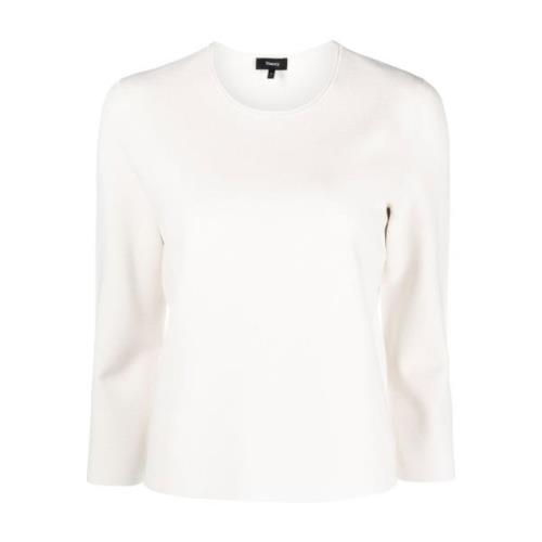 Hvid Crew Neck Jumper