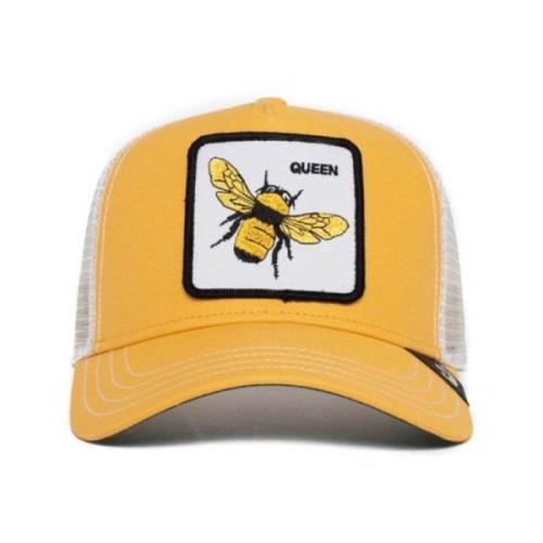 Gul Queen Bee Caps - Summende Stil