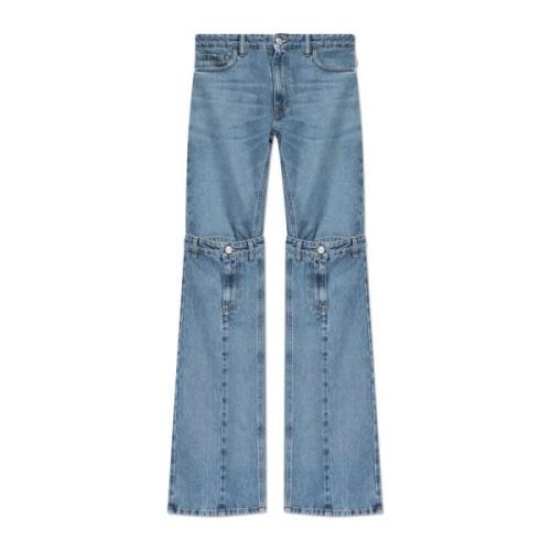 Jeans med udskæringer