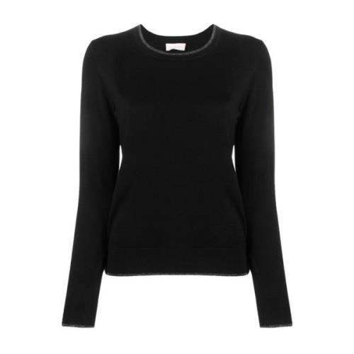 Stilfuld rundhalset sweater