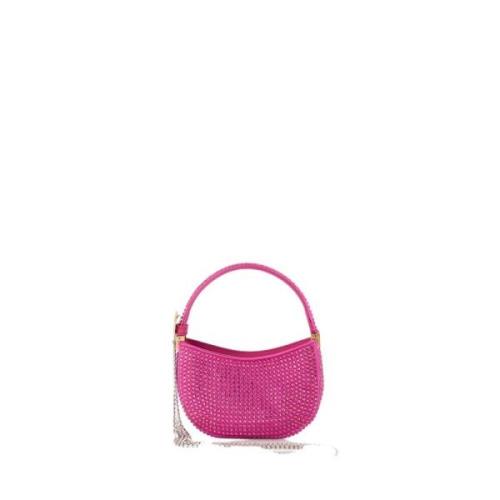 Rose Pink Strass Micro Vesna Hobo Taske