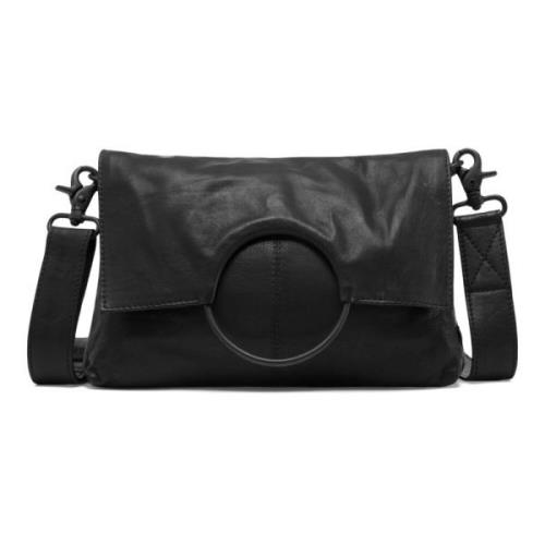 Elegant Læder Crossbody Taske