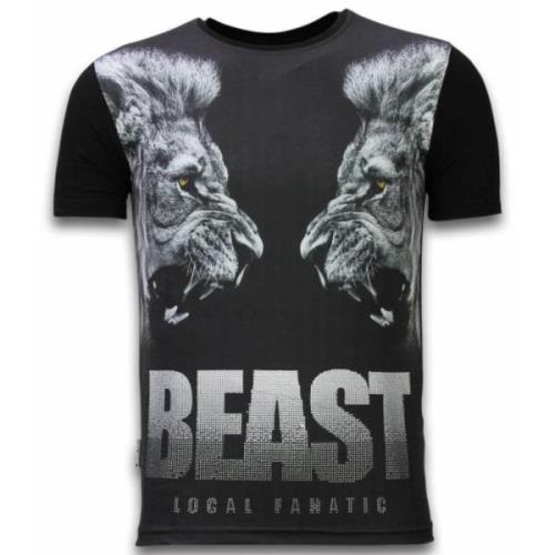 Beast Digital Rhinestone - Herre t-shirt - 11-6274Z