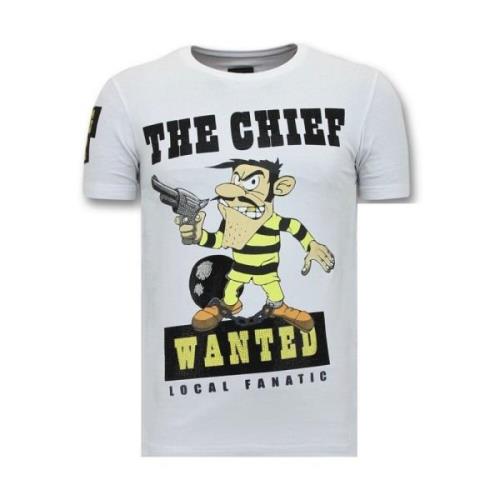 Eksklusiv Herre T-shirt - Chef Eftersøges - 11-6367W