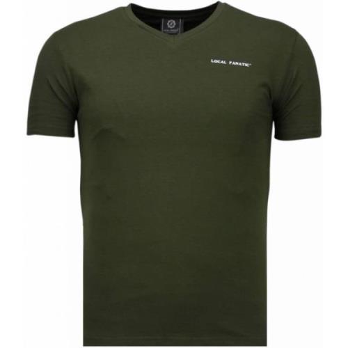 Basic Eksklusiv V-hals - Herre T-shirt - 5799G