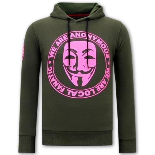 Vi er Anonymous Hættetrøje Herre