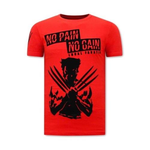 Wolverine X Man T-Shirt med Tryk