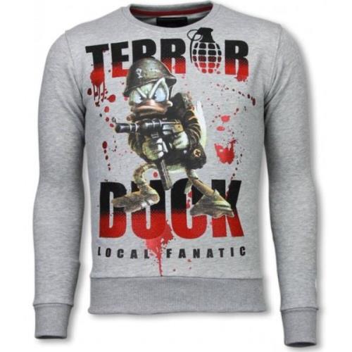 Terror Duck Rhinestone Sweater - Herretrøjer - 6173G