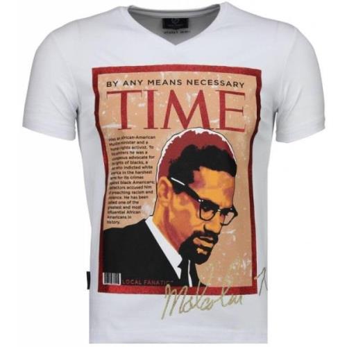 Malcolm X Time - Herre T-Shirt - 4294W