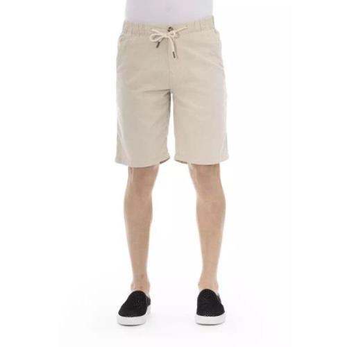 Moderne Beige Bomuld Shorts