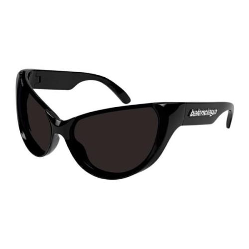 Balenciaga black wrap around sunglasses