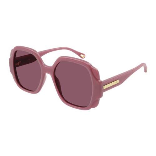 Violet/Rød Solbriller, Stilfulde og Holdbare