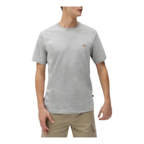 Klassisk Grå Almindelig T-shirt til Mænd