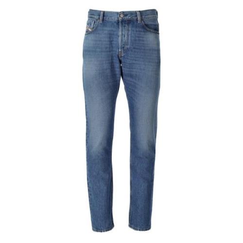 Vintage Lysblå Slim-Fit Jeans