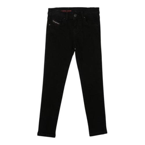 Sorte Slim Fit Børne Jeans