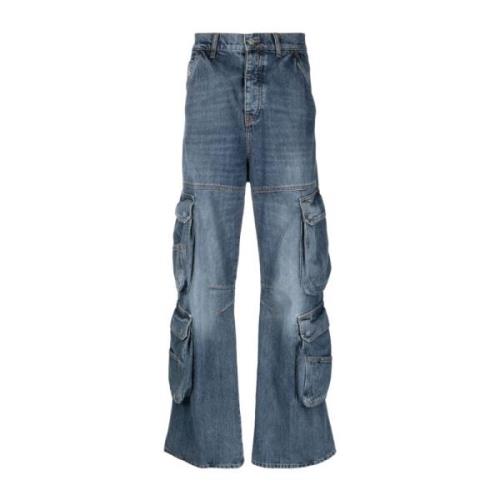 Cargo Jeans med Lommer