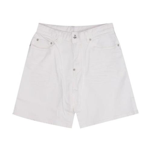 Børn Hvide Bomuld Bermuda Shorts