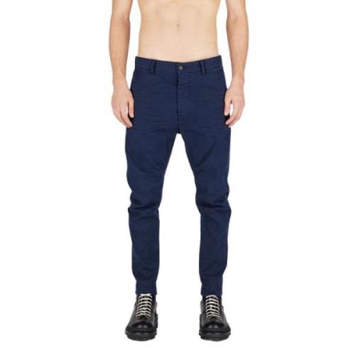 Mænds Marineblå Sexede Chino Bukser