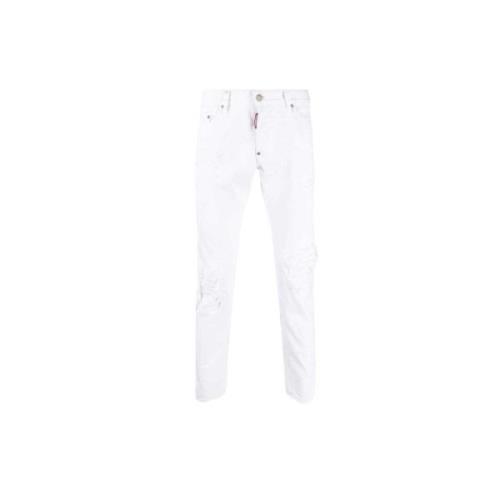 Slim-fit Skater Jeans - 44, Hvid