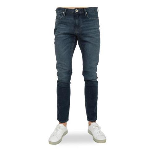 Slim-Fit Blå Denim Jeans