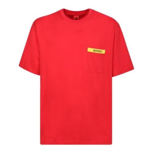 Sporty Stil Rød T-Shirt