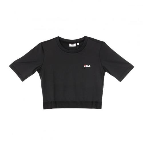 Caylin Cropped Tee - Sort