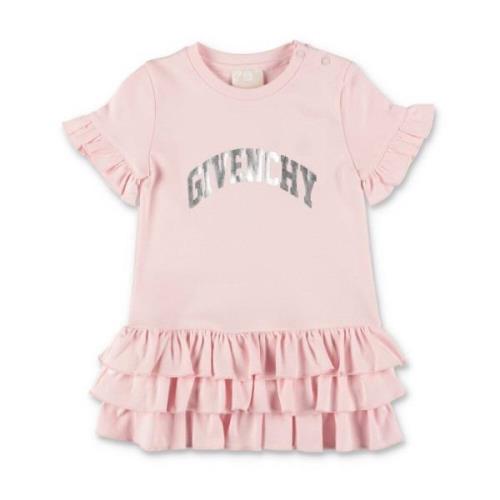 Sød Pink Bomuld Jersey Baby Pige Kjole