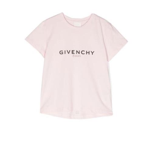 Luksus Pink Bomuld Jersey Pige T-Shirt