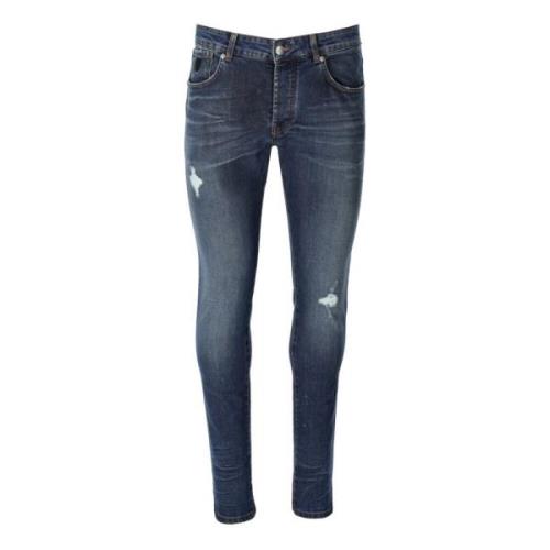 Iggy Mørkeblå Ripped Jeans