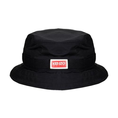 Stilfuld Sort Logo Bucket Hat