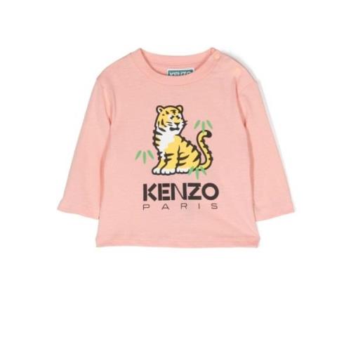 Baby Pige Pink Bomuld Jersey T-Shirt