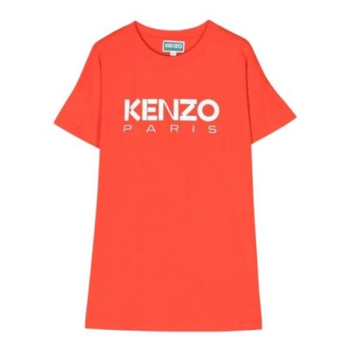 Orange T-Shirt Kjole