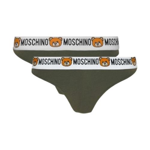 Forhøj dit undertøjsspil med Moschinos bomuldsbukser til kvinder