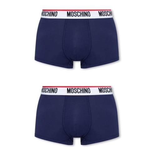 Mærkede boxershorts 2-pakke