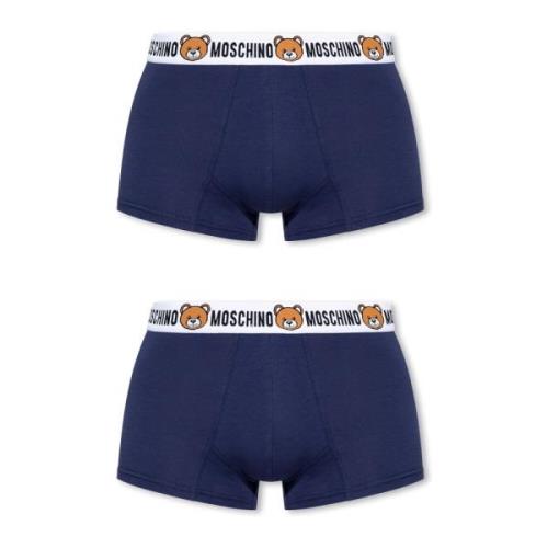 Mærkede boxershorts 2-pakke