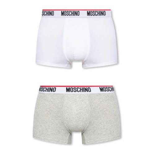 Mærkede boxershorts 2-pakke