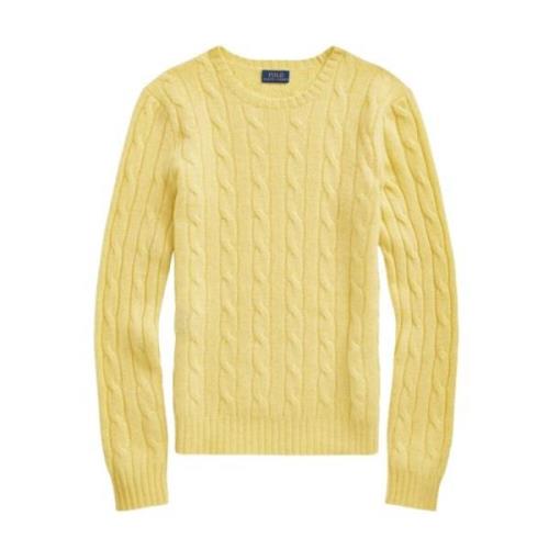 Julianna Cashmere Twist Sweater - Fall Yellow