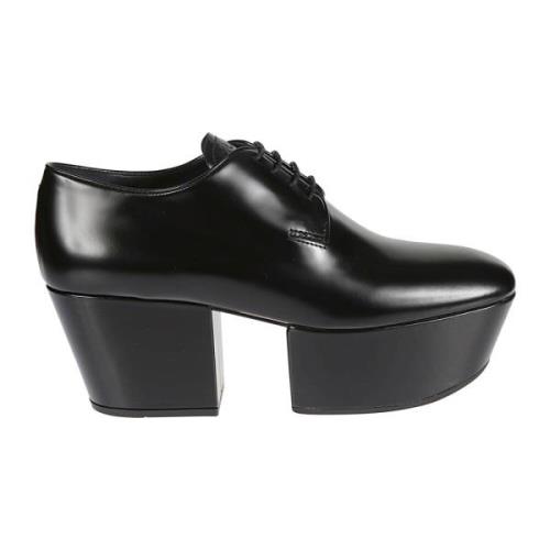 Læder Platform Loafers